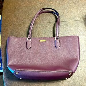 Like NEW plum Kate Spade tote